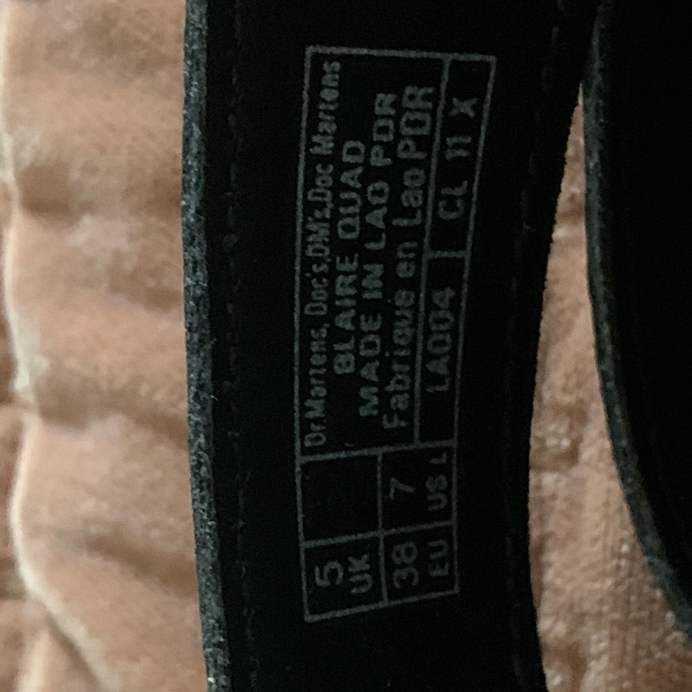 Dr. Martens Black Sandals with Yellow Stitching - Picture 4 of 5